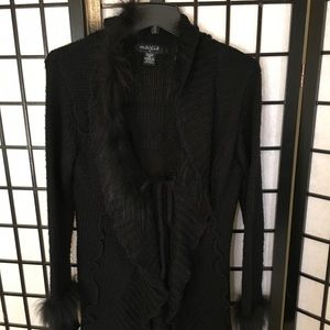 Black Cardigan Maglia M